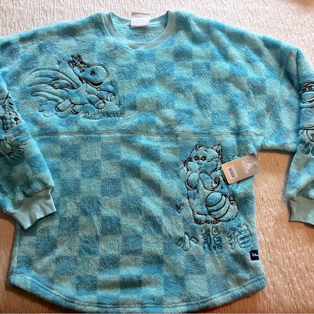 New with Tags Disney Pixar Fuzzy Spirit Jersey Size M